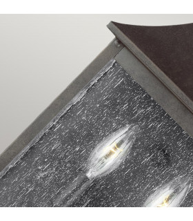 Feiss Galena Outdoor Wall Lantern Sable IP44-2