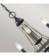 Feiss Nori Multi Arm Chandelier Dark Weathered Zinc with Driftwood Grey-4