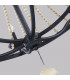 Feiss Nori Multi Arm Chandelier Dark Weathered Zinc with Driftwood Grey-3