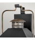 Hinkley Fitzgerald Outdoor Wall Lantern Textured Black with Burnished Bronze IP44-4