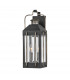 Hinkley Fitzgerald Outdoor Wall Lantern Textured Black with Burnished Bronze IP44-1