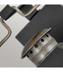Hinkley Fitzgerald Outdoor Wall Lantern Textured Black with Burnished Bronze IP44-4