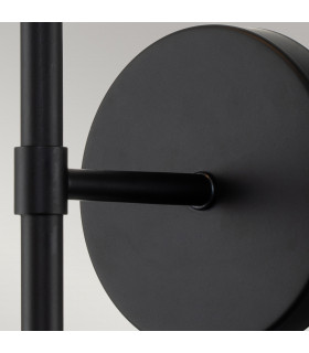 Hinkley Hollis Bathroom Wall Lamp Black IP44-2