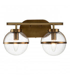 Hinkley Hollis Bathroom Wall Lamp Heritage Brass IP44-1
