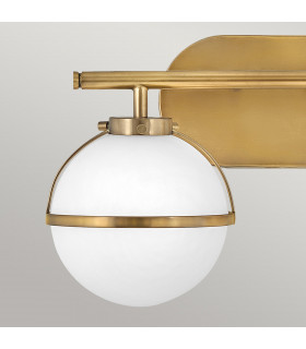 Hinkley Hollis Bathroom Wall Lamp Heritage Brass IP44-2