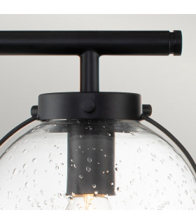 Hinkley Hollis Bathroom Wall Lamp Black IP44-2