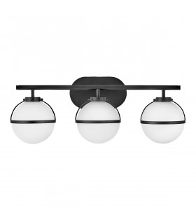 Hinkley Hollis Bathroom Wall Lamp Black IP44-1