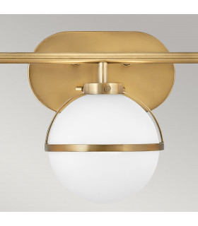Hinkley Hollis Bathroom Wall Lamp Heritage Brass IP44-2