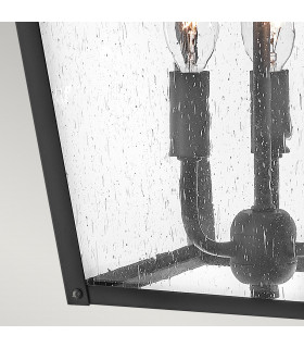 Hinkley Huntersfield Outdoor Wall Lantern Black IP44-2