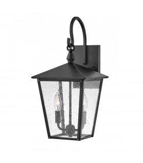 Hinkley Huntersfield Outdoor Wall Lantern Black IP44-1