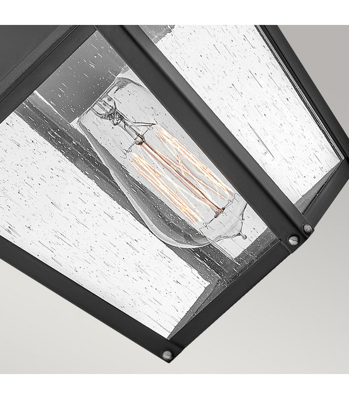 Hinkley Huntersfield Outdoor Wall Lantern Black IP44-2