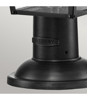 Hinkley Huntersfield Outdoor Pedestal Light Black IP44-2