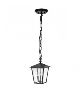 Hinkley Huntersfield Outdoor Pendant Ceiling Light Black IP44-1