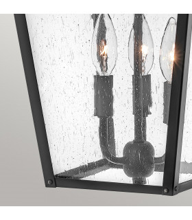 Hinkley Huntersfield Outdoor Pendant Ceiling Light Black IP44-2
