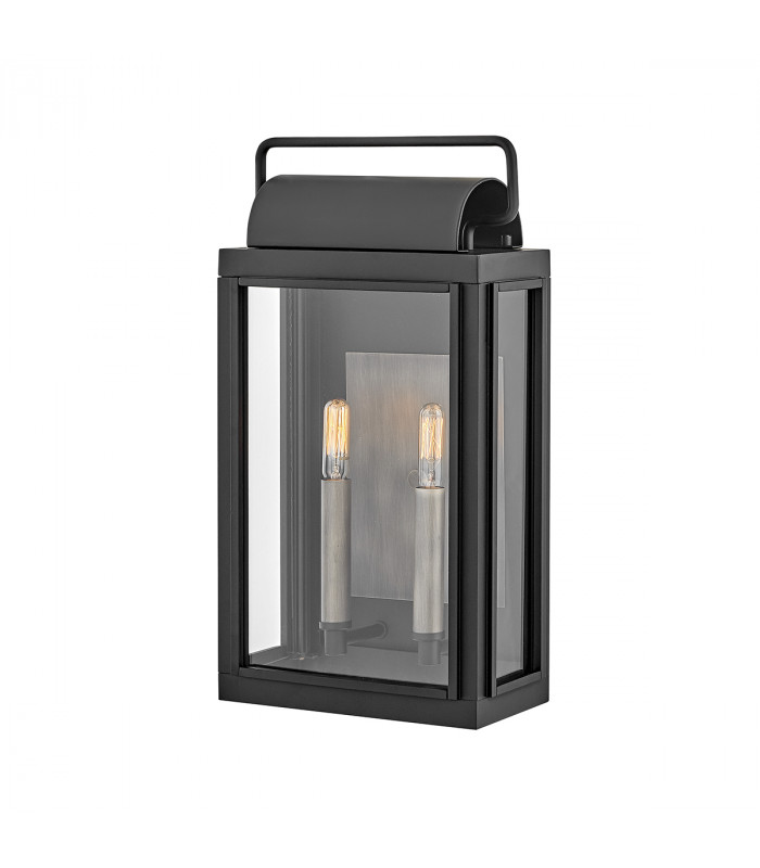 Hinkley Sag Harbor Outdoor Wall Lantern Black IP44-1