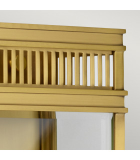 Holborn Outdoor Wall Lantern Brushed Brass IP44-2
