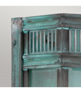 Holborn Outdoor Wall Lantern Verdigris IP44-2