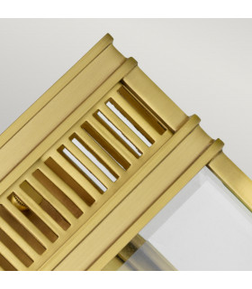 Holborn Outdoor Wall Lantern Brushed Brass IP44-2