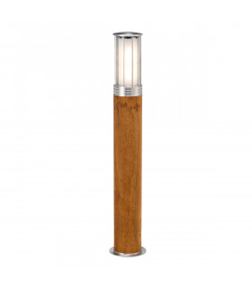 Hornsea Outdoor Bollard Teak with 316 Stainless Steel IP55-1