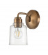 Kichler Aivian Dome Wall Lamp Weathered Brass-2