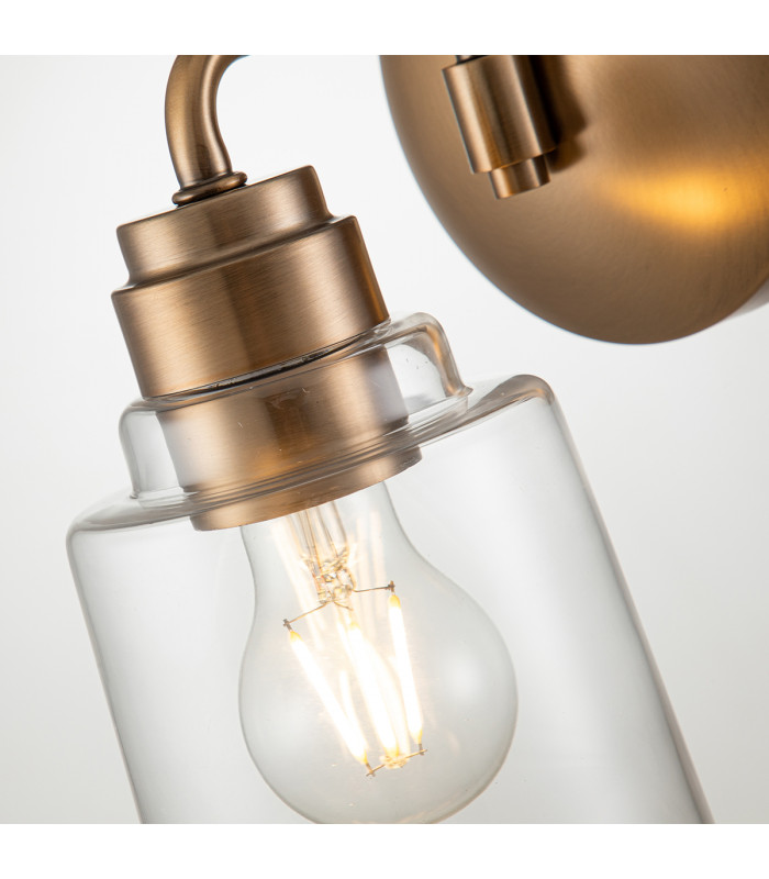 Kichler Aivian Dome Wall Lamp Weathered Brass-4