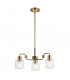 Kichler Aivian Multi Arm Pendant Ceiling Light Weathered Brass-1