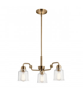 Kichler Aivian Multi Arm Pendant Ceiling Light Weathered Brass-1