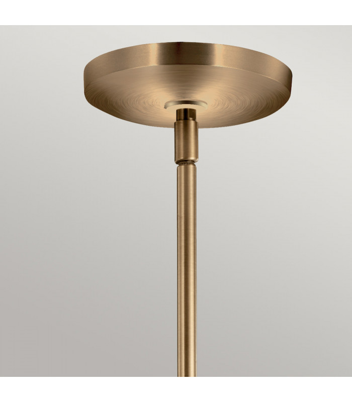 Kichler Aivian Multi Arm Pendant Ceiling Light Weathered Brass-4