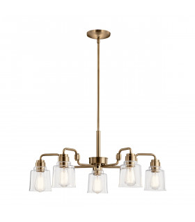 Kichler Aivian Multi Arm Pendant Ceiling Light Weathered Brass-1