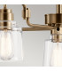 Kichler Aivian Multi Arm Pendant Ceiling Light Weathered Brass-2