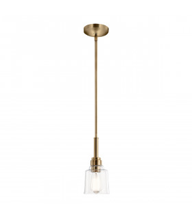 Kichler Aivian Dome Pendant Ceiling Light Weathered Brass-1