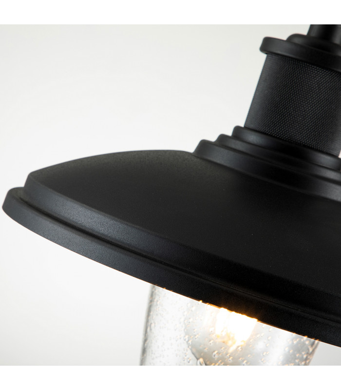 Kichler Allenbury Outdoor Dome Wall Lamp Textured Black IP44-4