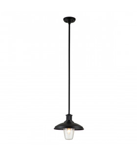 Kichler Allenbury Outdoor Pendant Ceiling Light Textured Black IP44-1