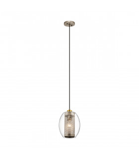 Kichler Asher Dome Pendant Ceiling Light Antique Pewter-1