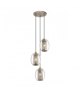 Kichler Asher Dome Pendant Ceiling Light Antique Pewter-2