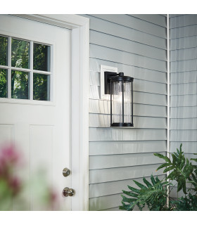 Kichler Barras Outdoor Wall Lantern Black IP44-2