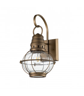 Kichler Bridgepoint Outdoor Wall Lantern Natural Brass IP44-2