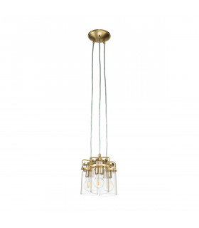 Kichler Brinley Cluster Pendant Ceiling Light Brushed Brass-2