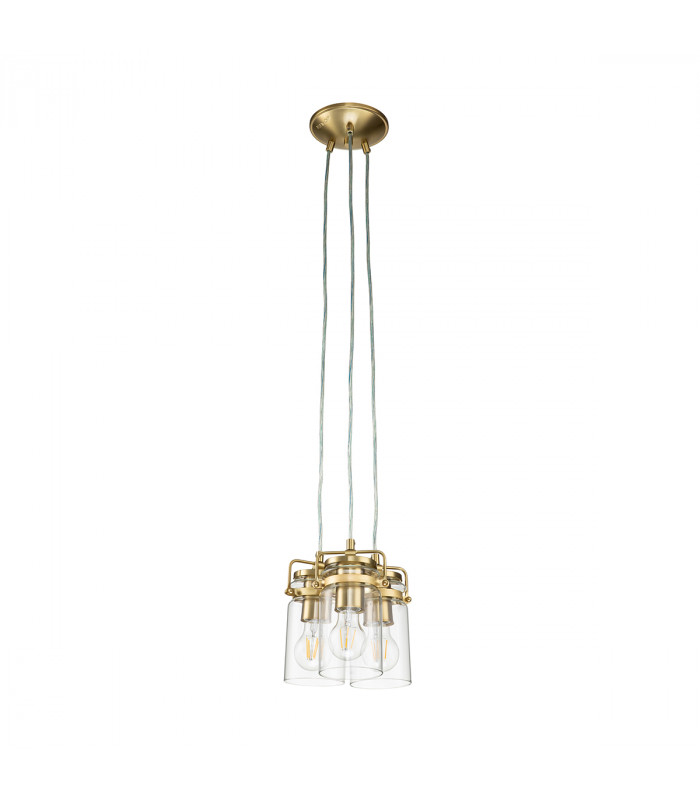 Kichler Brinley Cluster Pendant Ceiling Light Brushed Brass-2