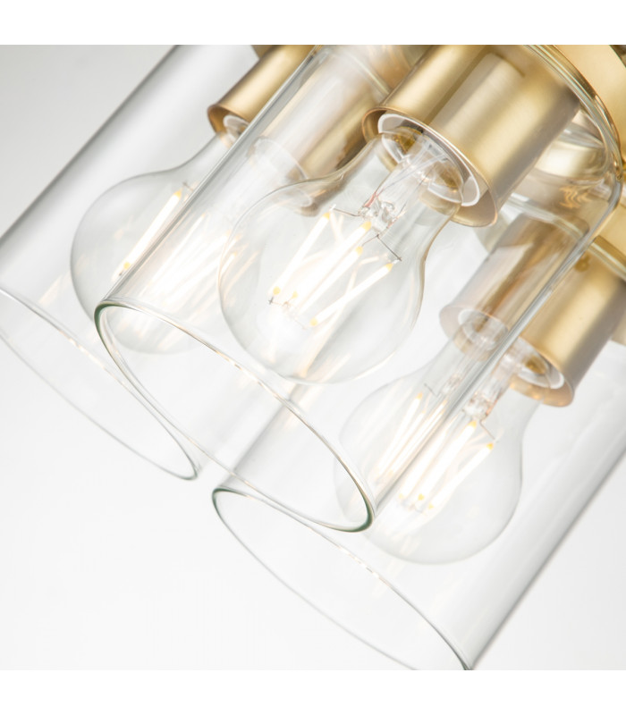 Kichler Brinley Cluster Pendant Ceiling Light Brushed Brass-4