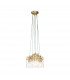 Kichler Brinley Cluster Pendant Ceiling Light Brushed Brass-1