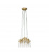Kichler Brinley Cluster Pendant Ceiling Light Brushed Brass-2
