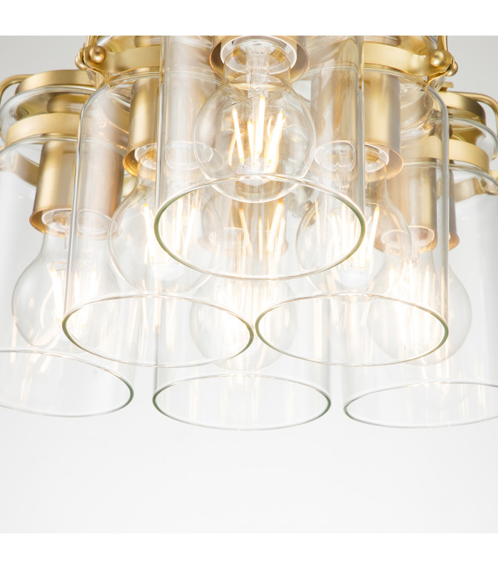 Kichler Brinley Cluster Pendant Ceiling Light Brushed Brass-5