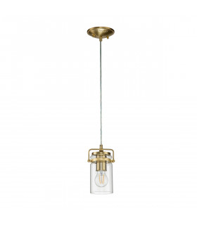 Kichler Brinley Dome Pendant Ceiling Light Brushed Brass-2
