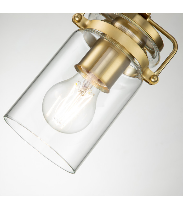 Kichler Brinley Dome Pendant Ceiling Light Brushed Brass-4