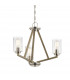 Kichler Deryn Multi Arm Pendant Ceiling Light Distressed Antique Grey-3