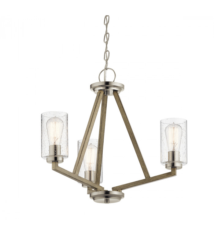 Kichler Deryn Multi Arm Pendant Ceiling Light Distressed Antique Grey-3