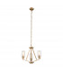 Kichler Deryn Multi Arm Pendant Ceiling Light Natural Brass-1