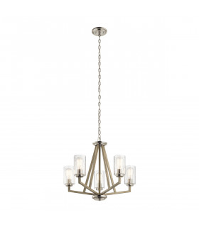 Kichler Deryn Multi Arm Pendant Ceiling Light Distressed Antique Grey-1