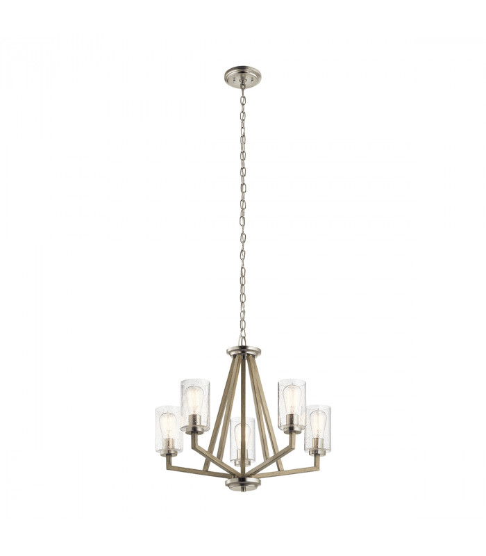 Kichler Deryn Multi Arm Pendant Ceiling Light Distressed Antique Grey-1